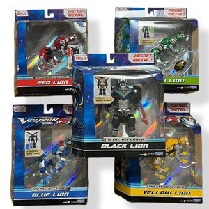 NEW (2017, Complete Set) 5-Voltron Legendary Defender Metal Defender Series